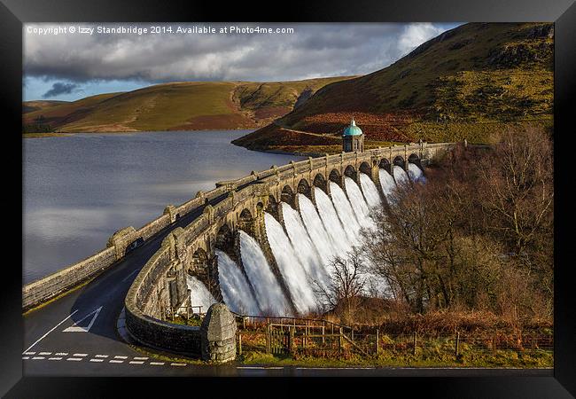 Craig Goch reservoir and dam Framed Print by Izzy Standbridge