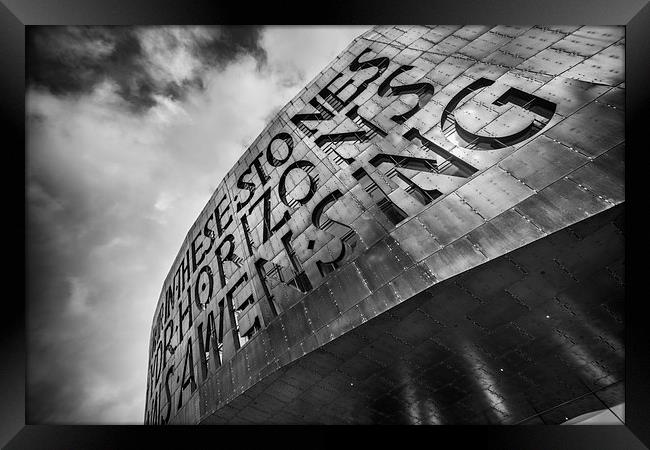 The Millennium Centre at Cardiff Bay Framed Print by Creative Photography Wales