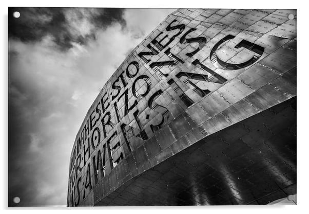 The Millennium Centre at Cardiff Bay Acrylic by Creative Photography Wales