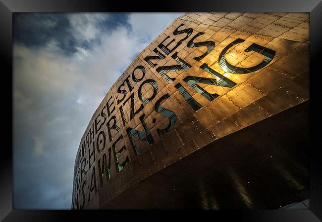 The Cardiff Millennium Centre Framed Print by Creative Photography Wales