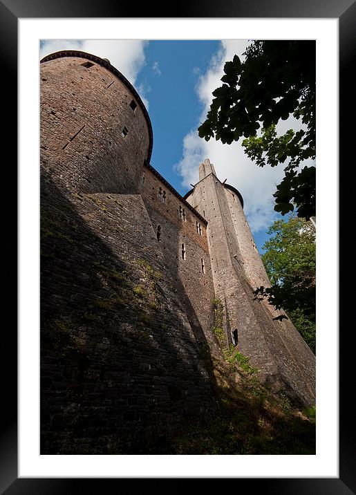 Castell Coch Framed Mounted Print by Creative Photography Wales