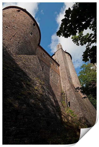 Castell Coch Print by Creative Photography Wales