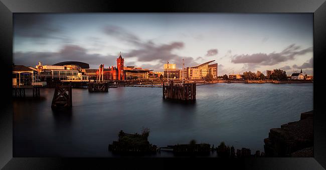 Cardiff Bay Panorama Framed Print by Creative Photography Wales