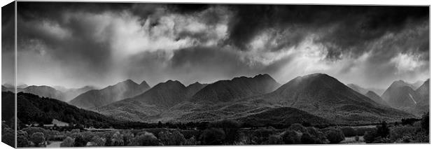 Victoria Range Panorama Canvas Print by Creative Photography Wales