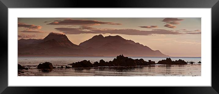 Mount Fyffe Dawn Framed Mounted Print by Creative Photography Wales