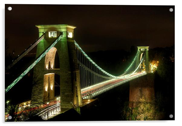 Clifton Suspension Bridge Acrylic by Simon West