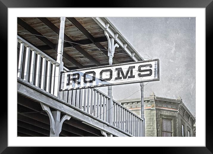 Rooms Framed Mounted Print by Judy Hall-Folde