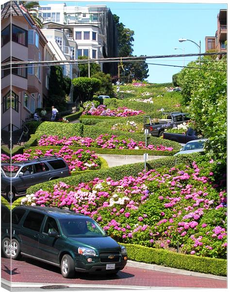 Lombard Street Canvas Print by Paul Hinchcliffe