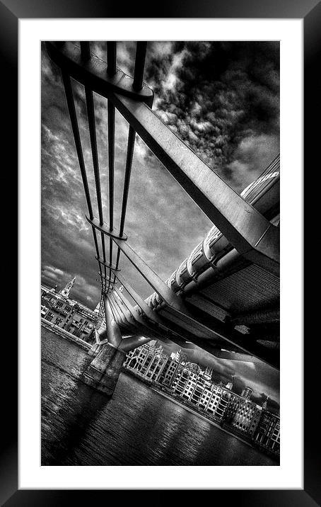 Under the Bridge Framed Mounted Print by Scott Anderson