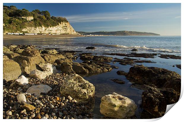 Low tide at Beer Print by Pete Hemington