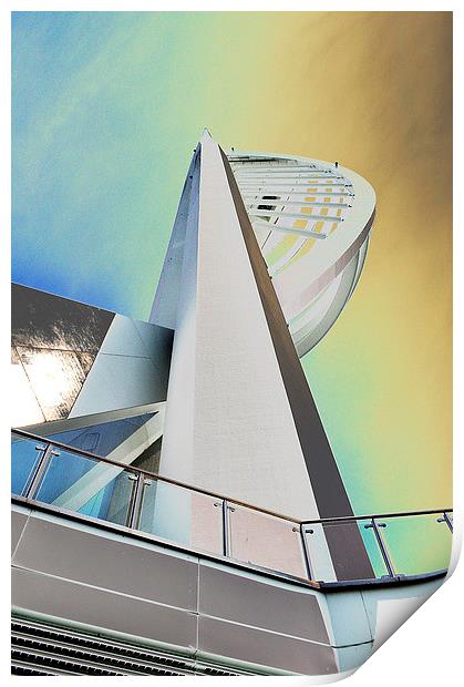 Spinnaker colours Print by michelle rook