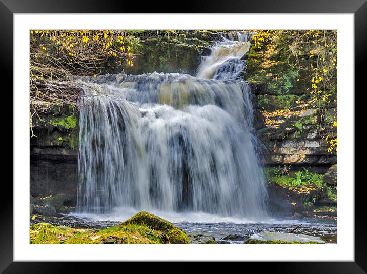 The Cauldron in Full Flow Framed Mounted Print by Trevor Kersley RIP