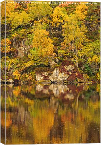 Reflections of Autumn Canvas Print by Louise Heusinkveld