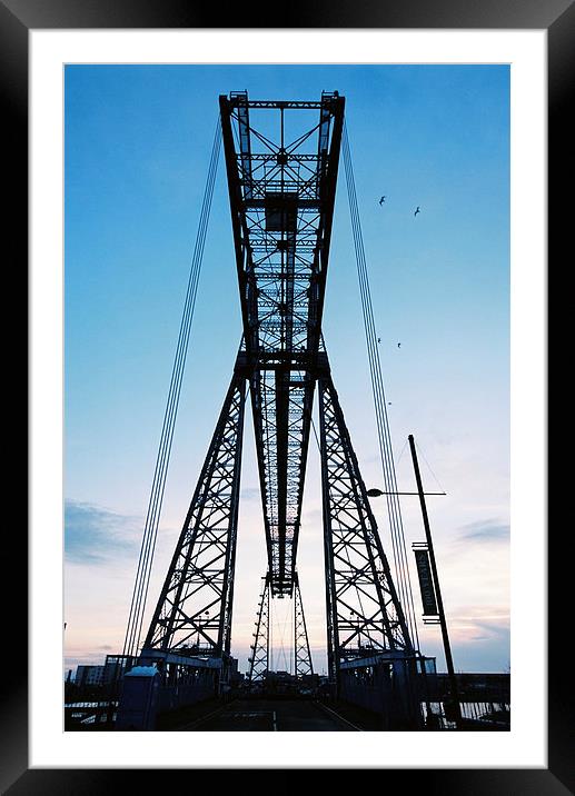 Transporter Bridge Framed Mounted Print by Chris Smith