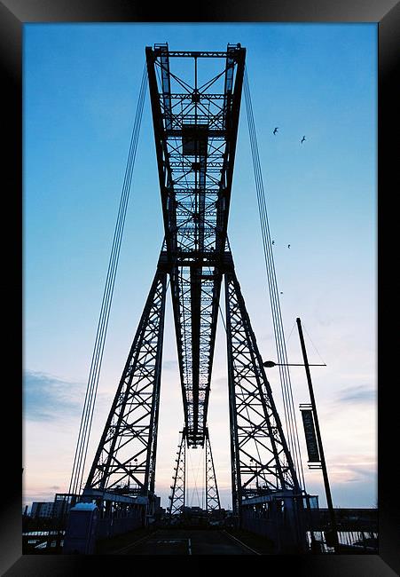 Transporter Bridge Framed Print by Chris Smith