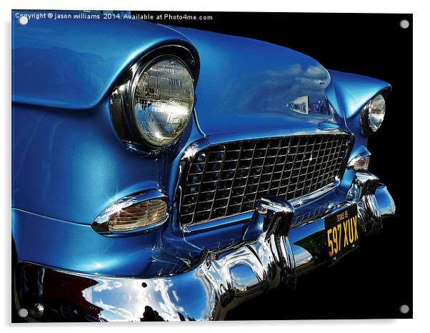 1955 Chevy American Icon Acrylic by Jason Williams