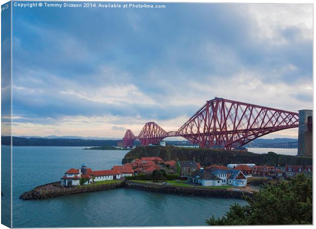Forth Rail Bridge North Queensferry Canvas Print by Tommy Dickson