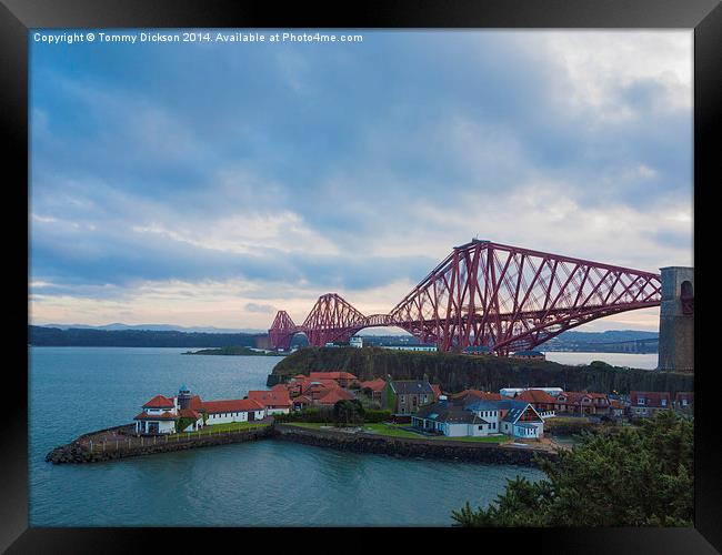 Forth Rail Bridge North Queensferry Framed Print by Tommy Dickson