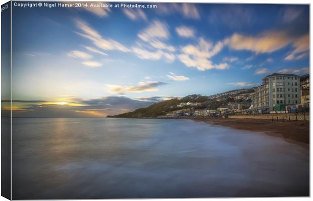 Ventnor Sun Sea and Surf Canvas Print by Wight Landscapes