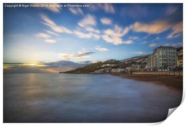 Ventnor Sun Sea and Surf Print by Wight Landscapes