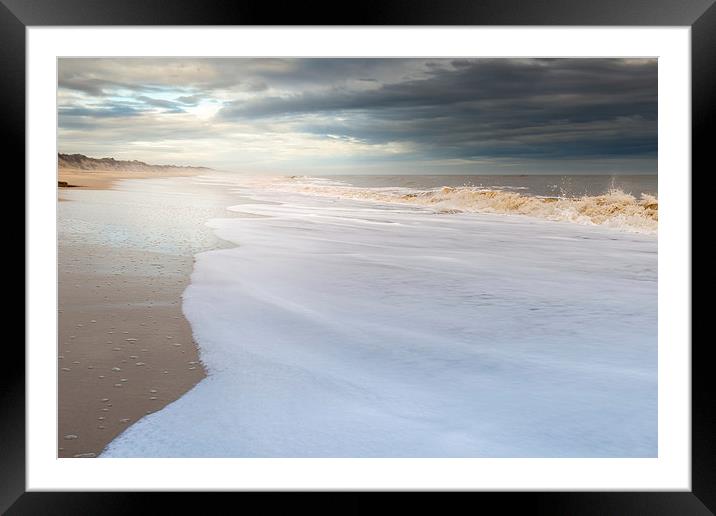 North Sea at Hemsby Framed Mounted Print by Stephen Mole