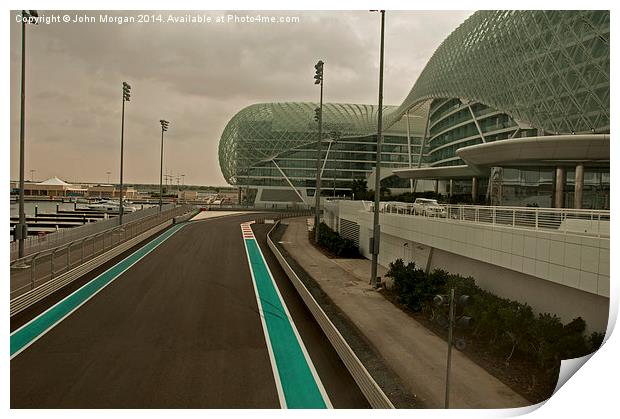 Yaz Marina F1 Abu Dhabi. Print by John Morgan