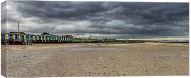 Minnis Bay panorama Canvas Print by Thanet Photos