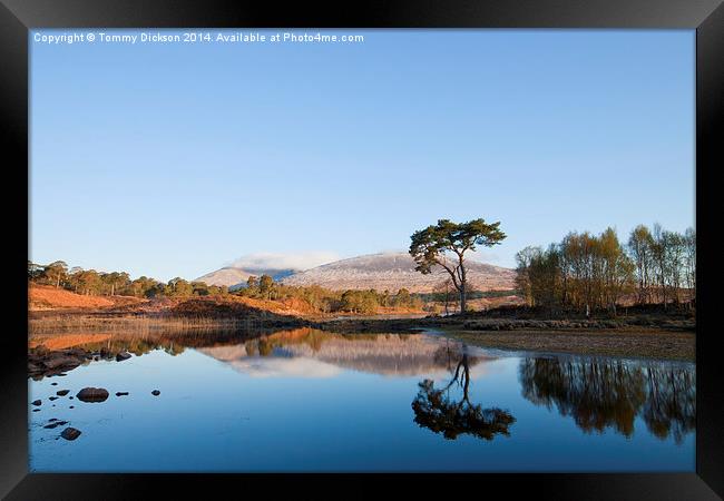Serenity of Loch Tulla Framed Print by Tommy Dickson