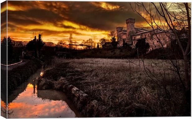 Fortress Canvas Print by Guido Parmiggiani