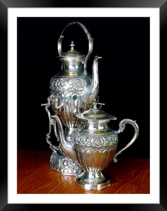 Tea Anyone ? 2 Framed Mounted Print by Bill Lighterness