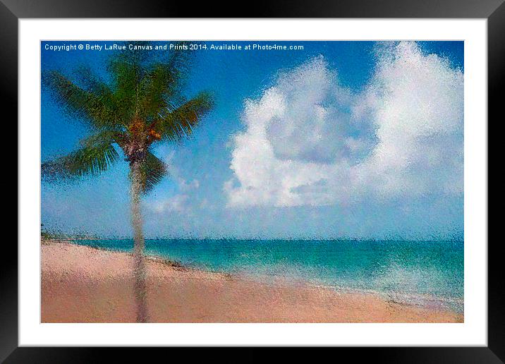 Caribbean Dreams Framed Mounted Print by Betty LaRue