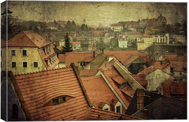 Rooftops of Meissen Canvas Print by Rob Hawkins