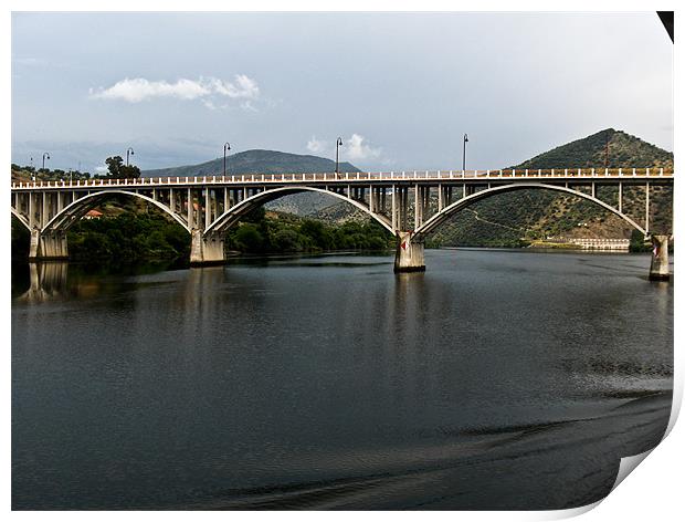 The bridge Print by Luis Lajas