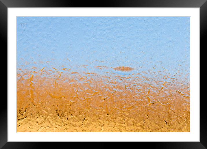 Ice Abstract 3 Framed Mounted Print by Colin Tracy