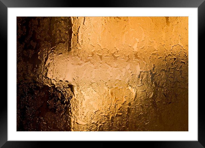 Ice Abstract 6 Framed Mounted Print by Colin Tracy