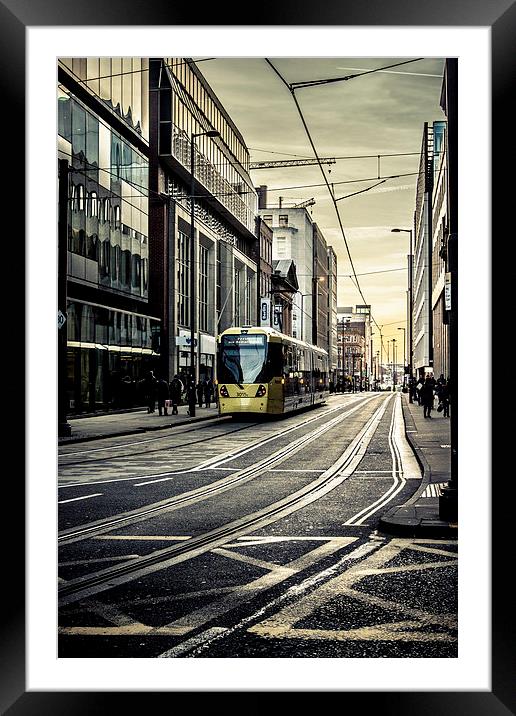 Mosley Street Framed Mounted Print by Sean Wareing