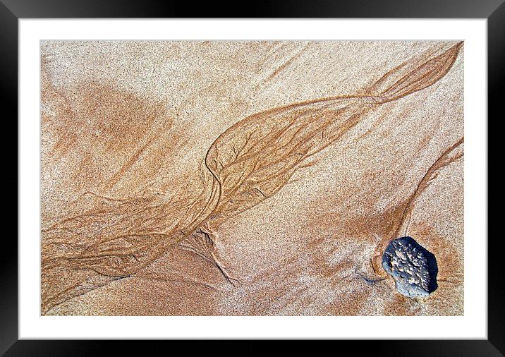 Sand Art Framed Mounted Print by Joyce Storey