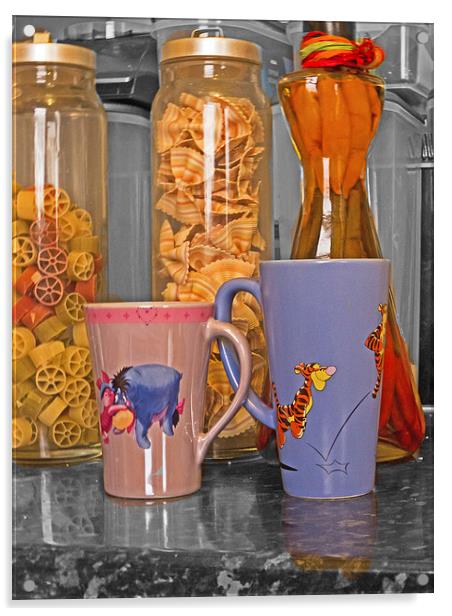 cups Acrylic by jim huntsman