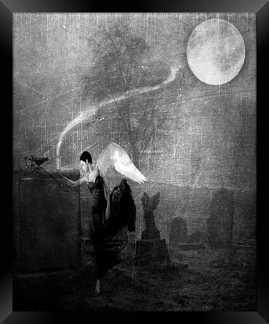 Angel of Death Framed Print by Dawn Cox