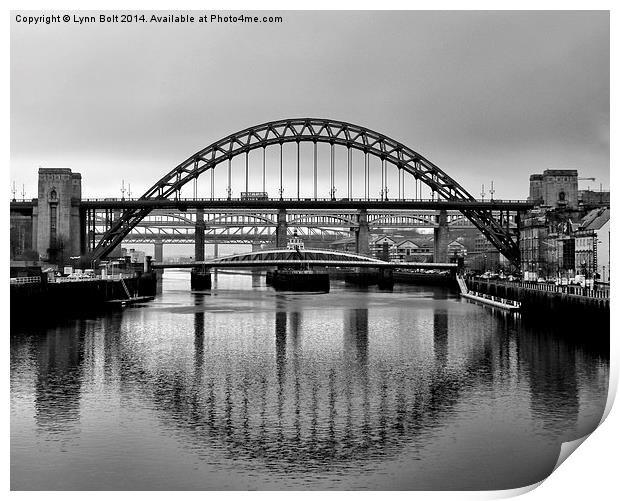 Tyne Bridge  Print by Lynn Bolt