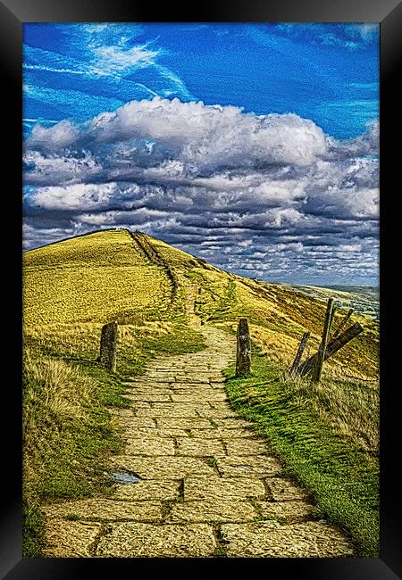 Lose Hill HDR Framed Print by Angela Wallace