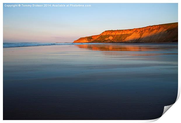 Serenity of a Deserted Bay Print by Tommy Dickson