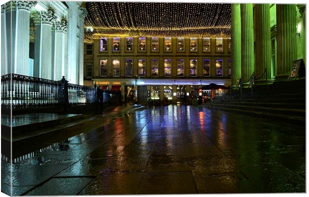 Royal Exchange Square Canvas Print by Iain McGillivray