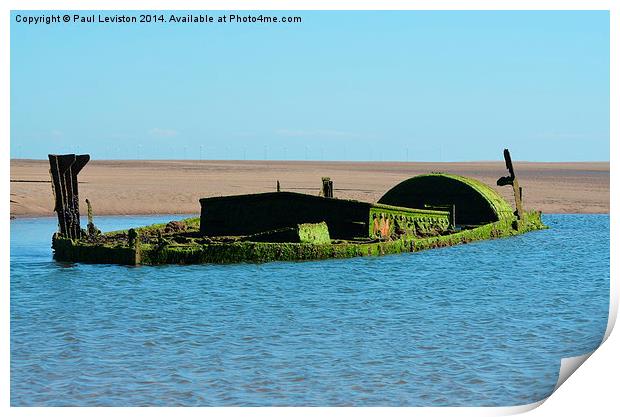  Anastasi Shipwreck Print by Paul Leviston