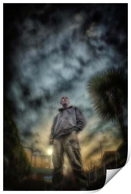 A PERSPECTIVE PORTRAIT Print by Rob Toombs