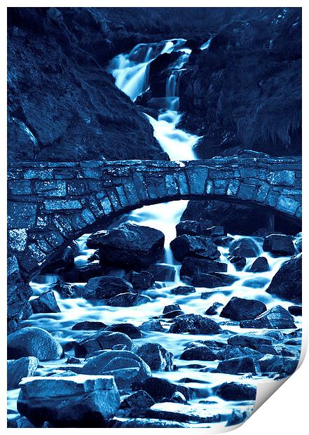 Water under the bridge Print by Stuart Jack