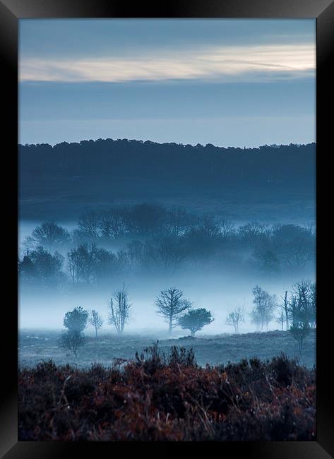 Misty Mogshade Morning Framed Print by Phil Wareham