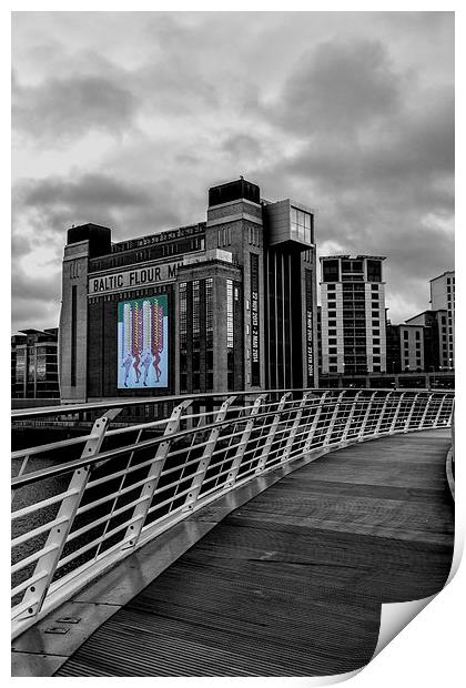 Newcastle Quayside Print by Northeast Images