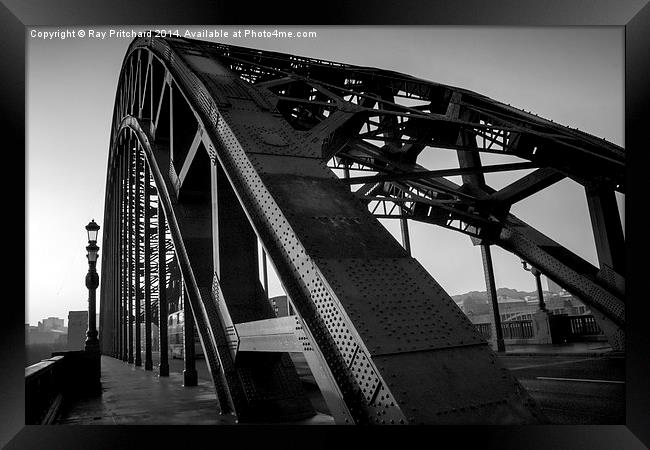 The tyne Bridge Framed Print by Ray Pritchard