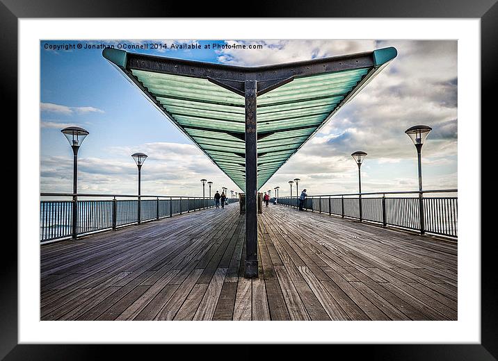 Boscombe Pier Bournemouth Framed Mounted Print by Jonathan OConnell